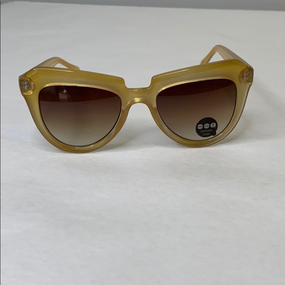 KOMONO sunglasses Stella Gold NEW cat eye - Picture 8 of 13